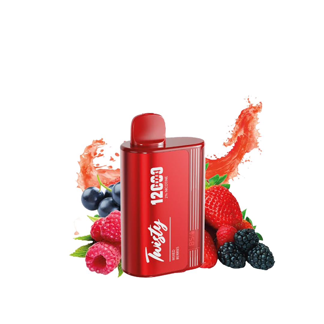 Twisty 12000 Puffs - Mixed Berries - 2% / 5%