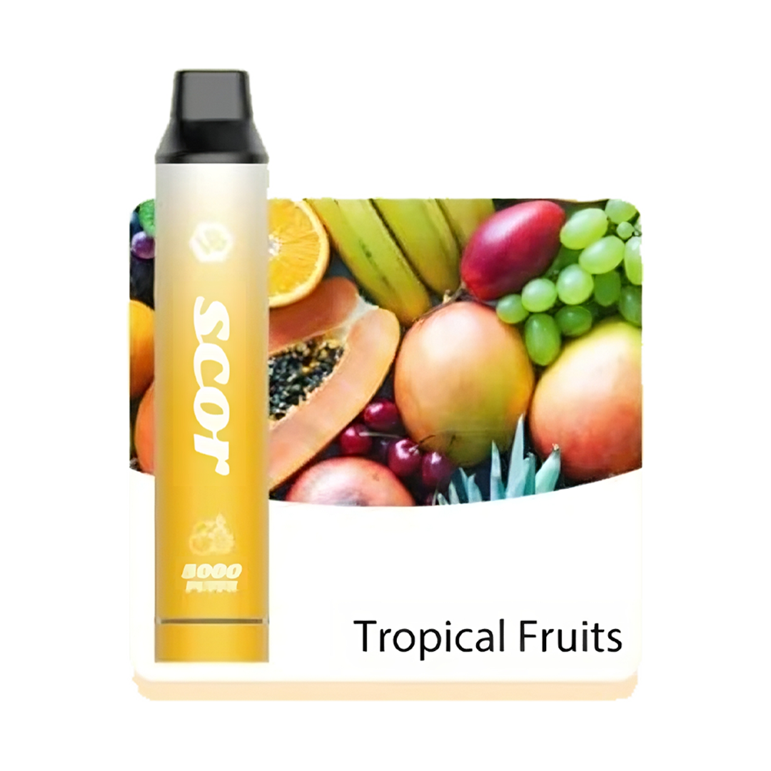 VOOKBAR SCOR - Tropical Fruits - 5000 Taffs 5%