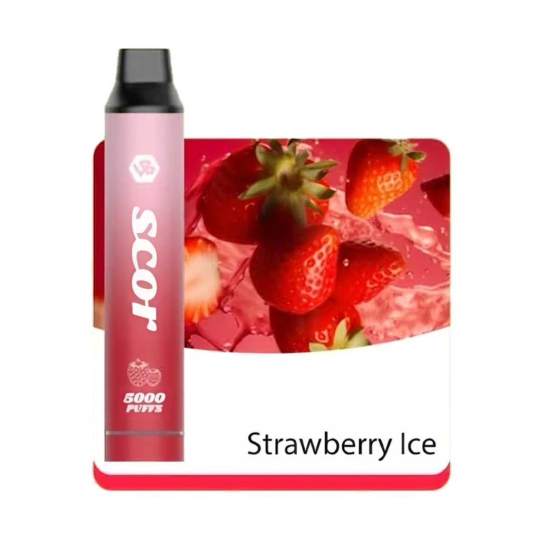 VOOKBAR SCOR - Strawberry Ice - 5000 Taffs 5%
