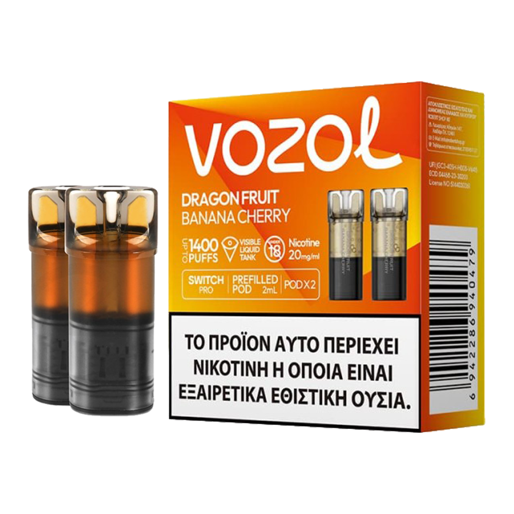 VOZOL Switch 700 Pod - Dragon Fruit Banana Cherry