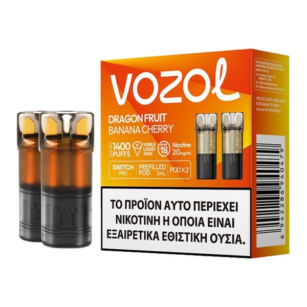 VOZOL Switch 700 Pod - Dragon Fruit Banana Cherry
