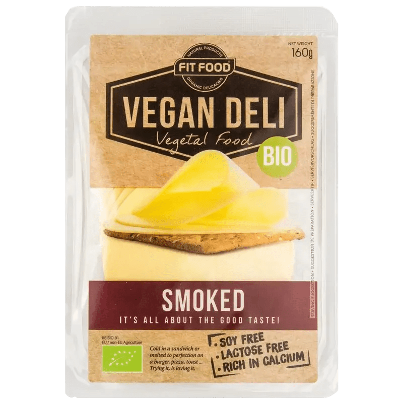 Vegan Deli Tranches De Frommage Fumées Bio 160g