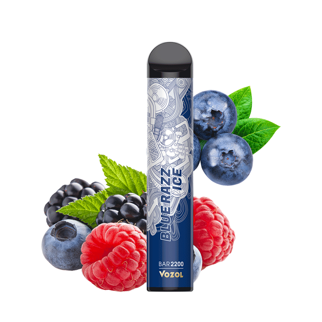 Vozol 2200 BLUE RAZZ ICE