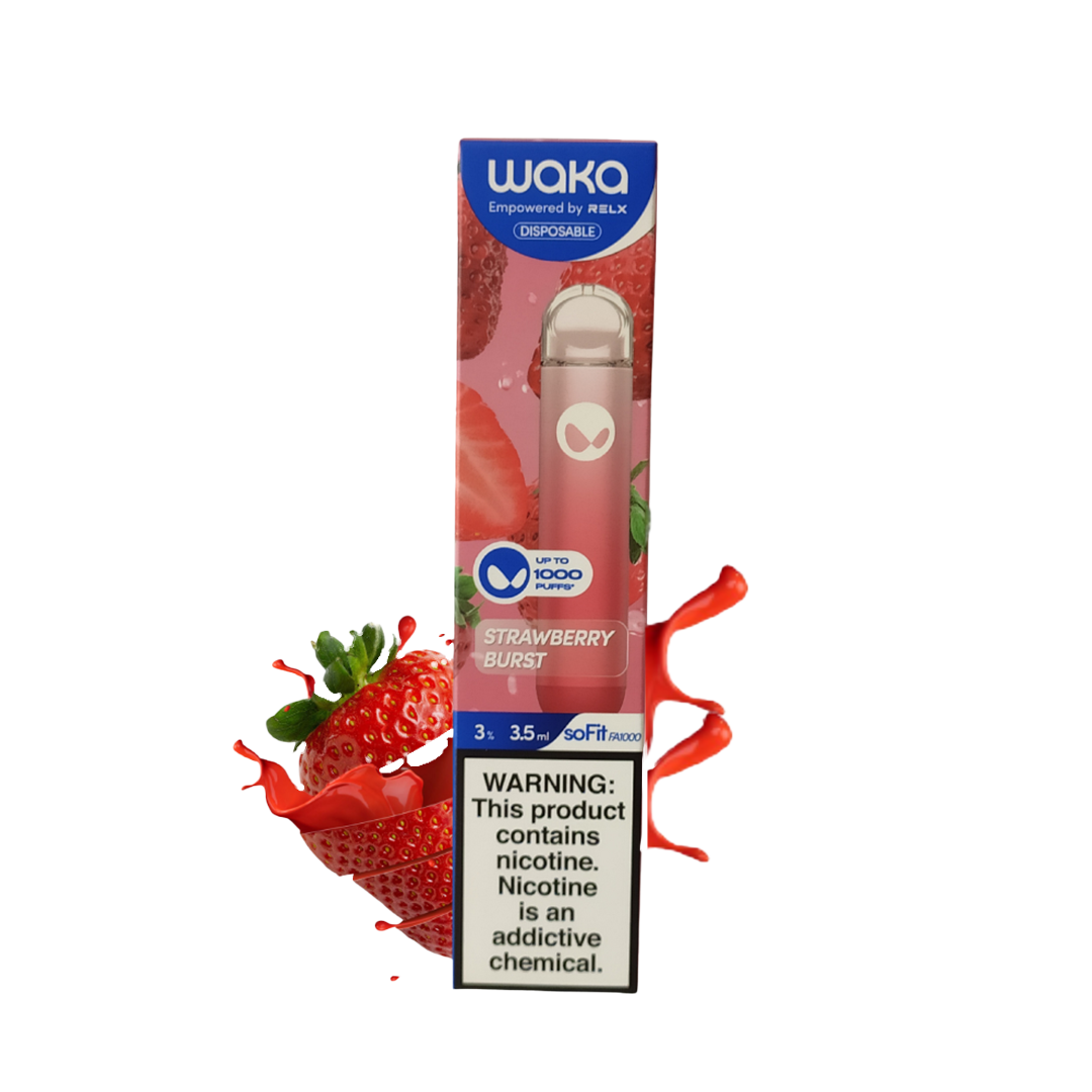 Waka - Strawberry Burst - 1000 Taffs 3%