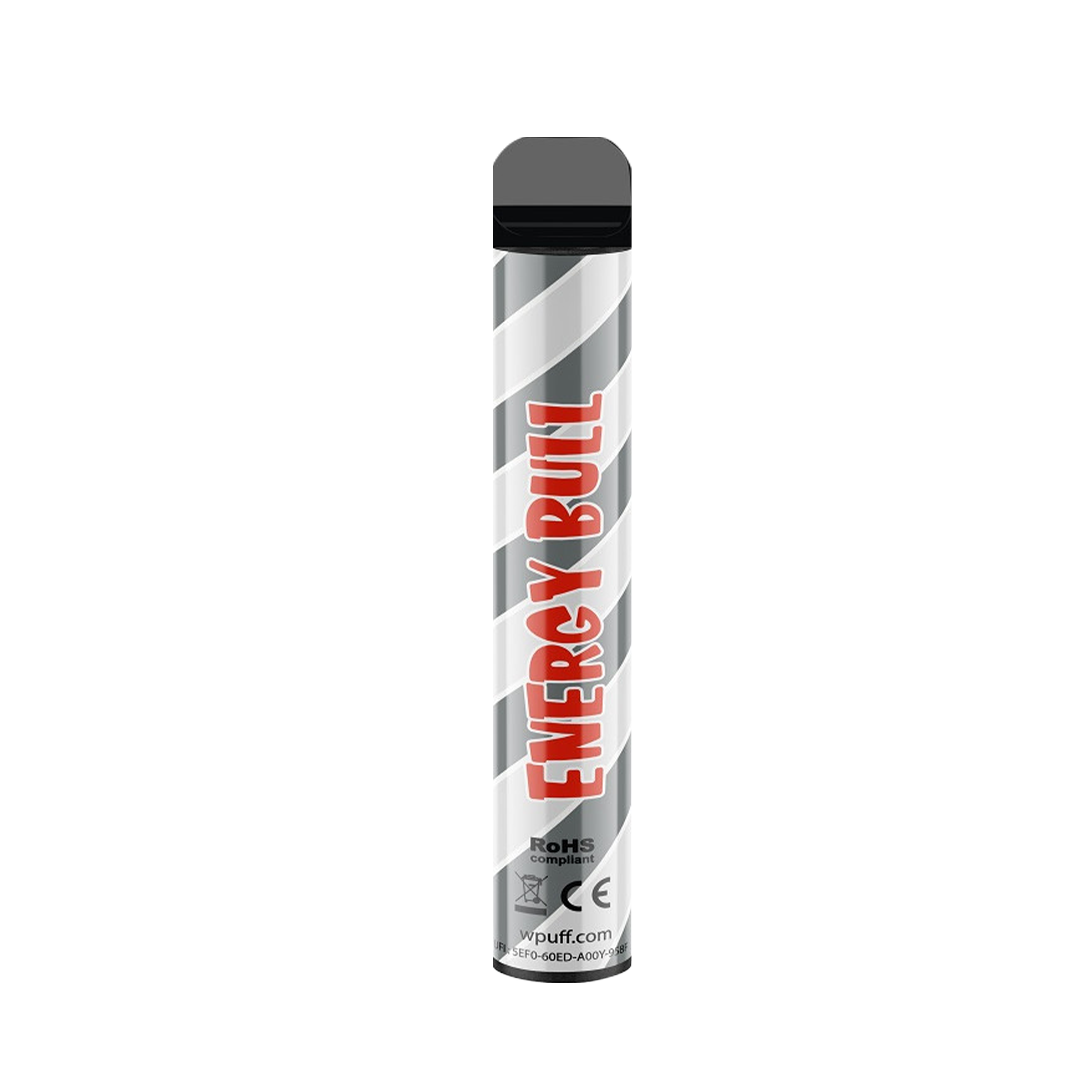 Wpuff Magnum Liquideo - ENERGY BULL - Jetable 2000 Taffs  2%