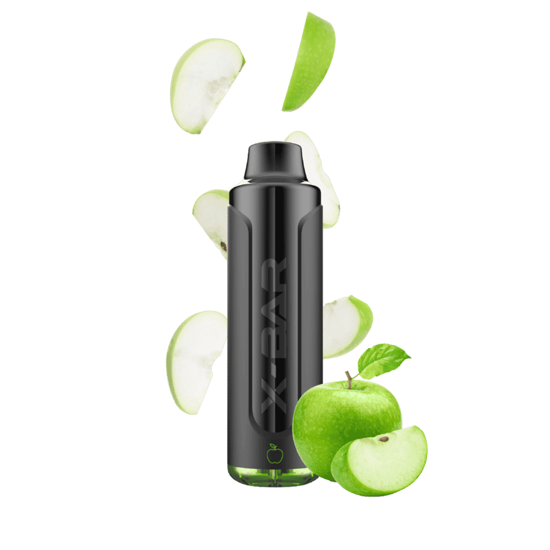 X-BAR MAX 6500 puffs - Green Apple - 0% / 5%