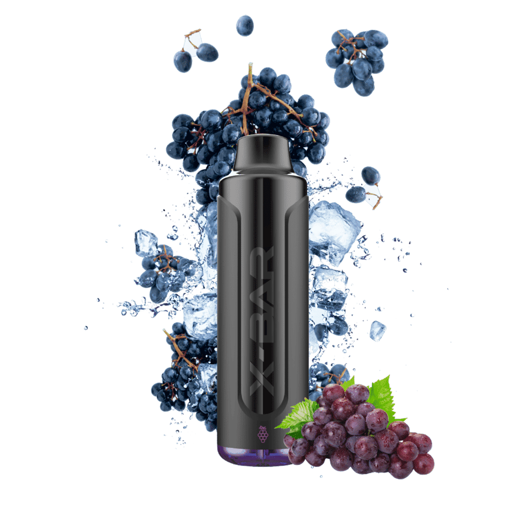 X-BAR MAX 6500 puffs - Ice Grape - 0% / 5%