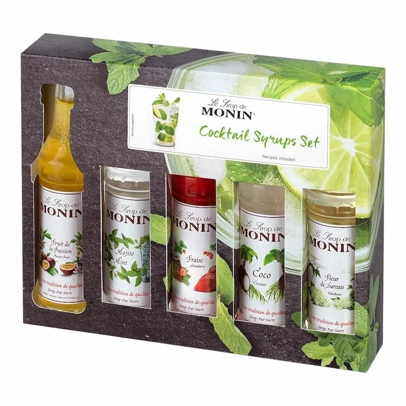 Coffre Sirop Monin Cocktail 5×5 CL