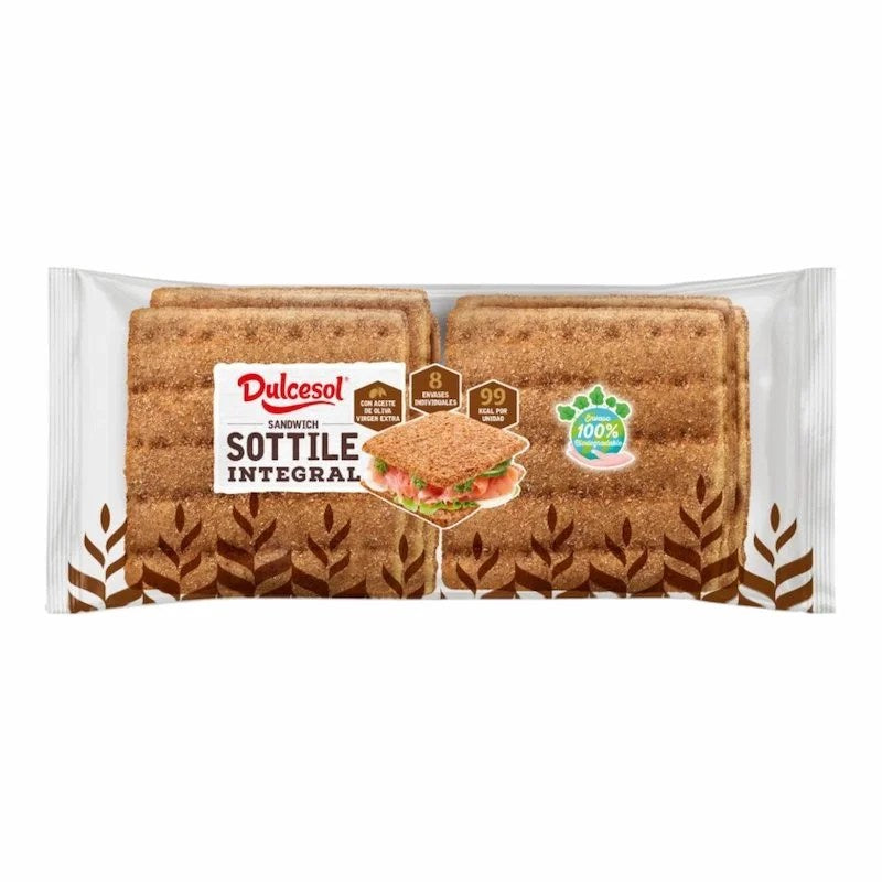 Dulsesol Pain Sandwich Sottile Intégrale
