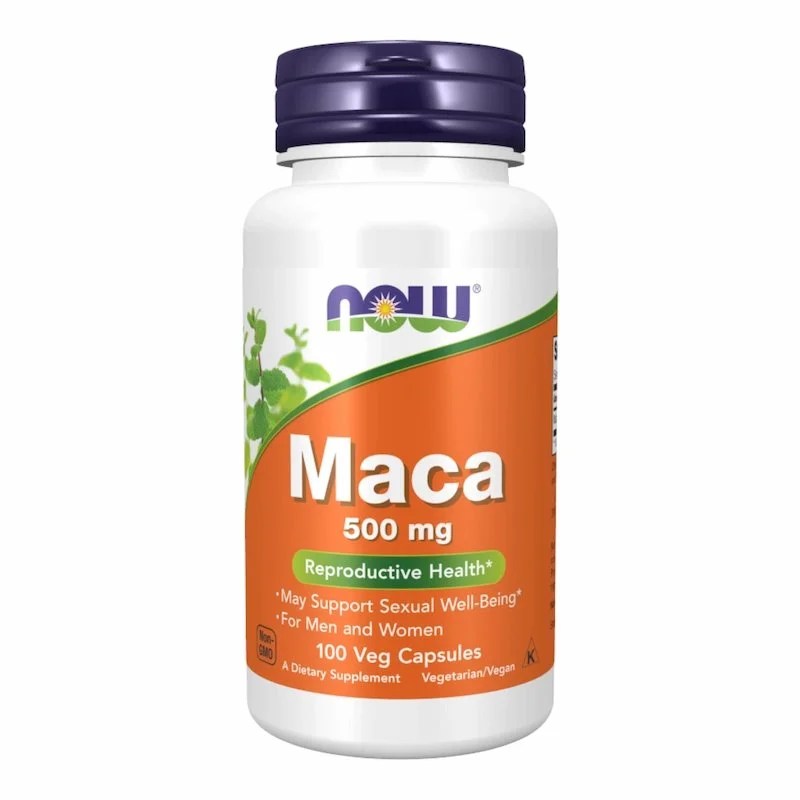 Now Maca 500 mg 100 Capsules