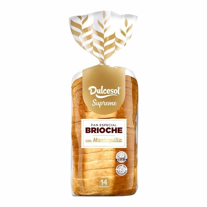 Dulcesol Pain brioché Moelleux et Beurré 450g