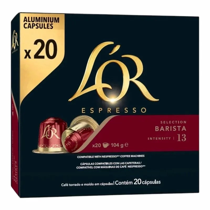 LOr Espresso Barista Café en Capsules x20 – Intensité 13