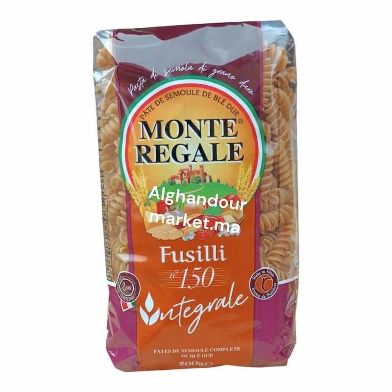 Fusilli Rigate Intégrale N° 150 500g – Monte Regale