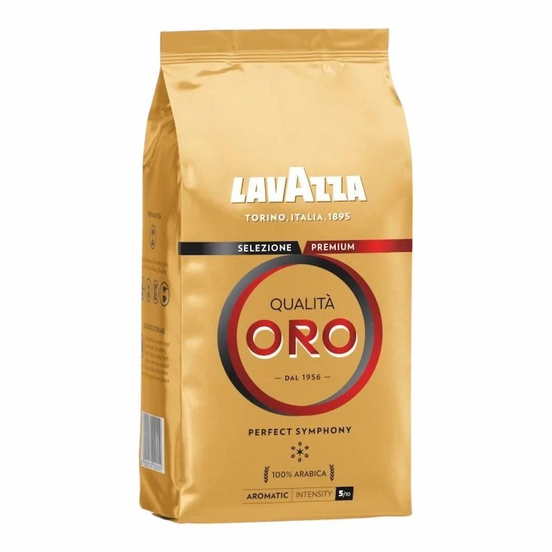 Lavazza Café en Grains Qualità Oro 100% Arabica – Intensité 5/10 1kg