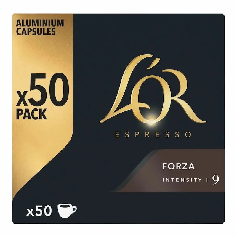 LOr Espresso Forza Café en Capsules x50 – Intensité 9