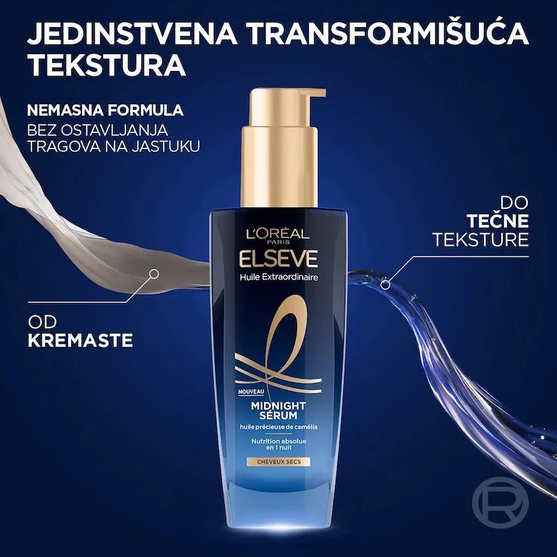 Elseve Extra Midnight Serum – 100 ml | Soin Réparateur Nuit