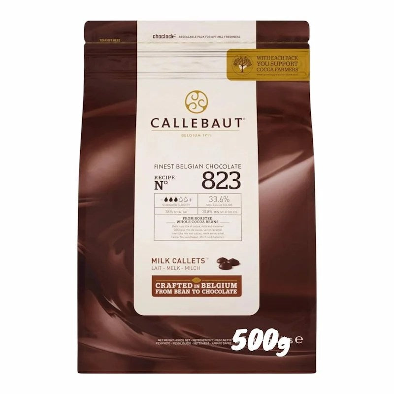 Callebaut Chocolat de Couverture au Lait 823 33.8 % &#8211; 500 g