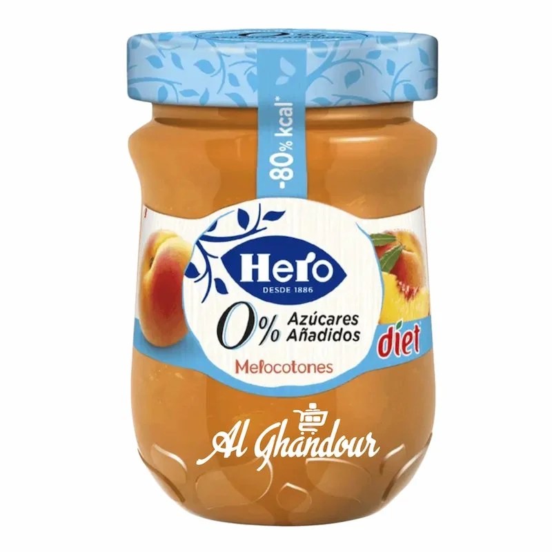 Hero Confiture De Pêches Diététique &#8211; 280g