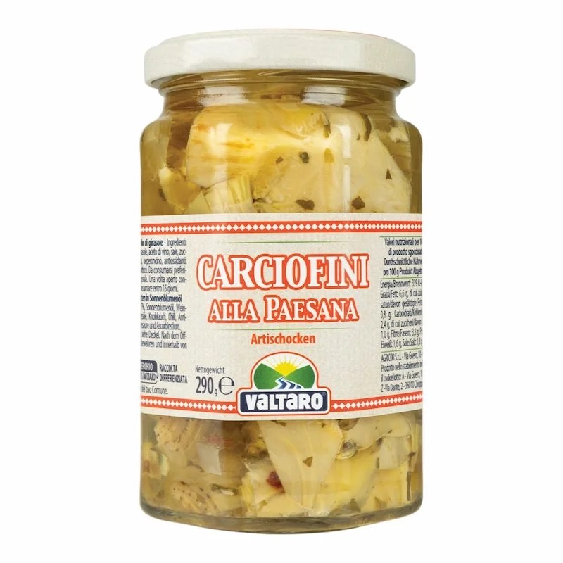 Artichauts marinés aux herbes Valtaro 290 g