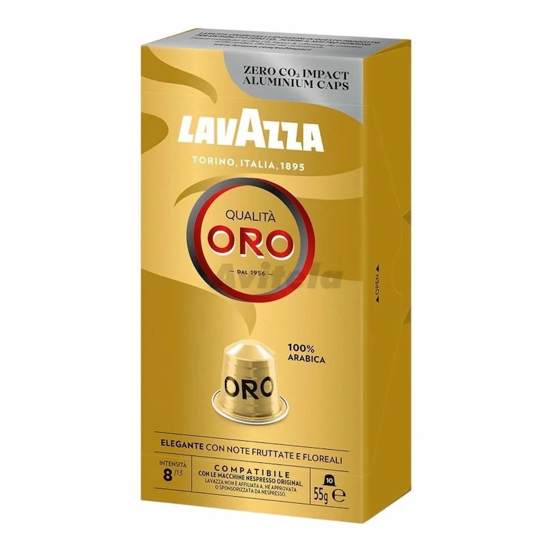 Lavazza Qualità Oro 100% Arabica Intensity 8/13 – 10 Capsules
