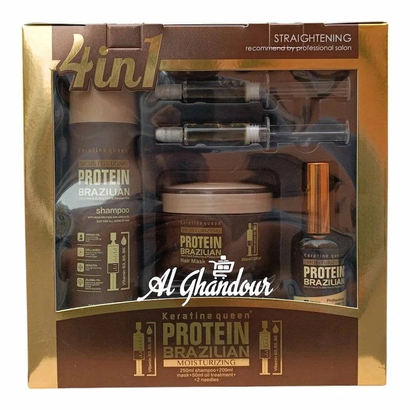 Pack Kératine Queen &#8211; Soin Capillaire Brésilien à la Protéine