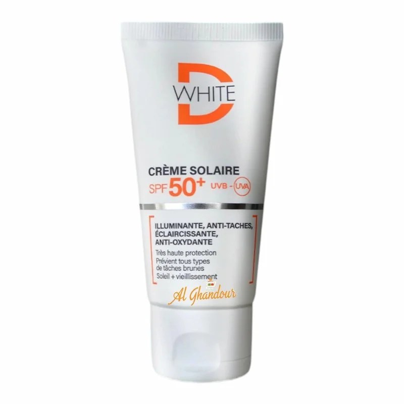 D-WHITE Crème Solaire Invisible SPF 50+ – 50 ml