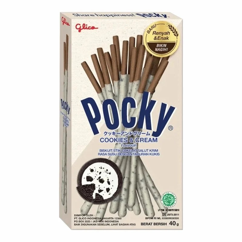 Pocky Cookies &amp; Cream – 40g