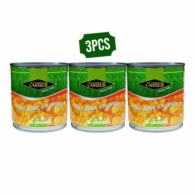 Mais Doux en Grains Cartier 3×150 g