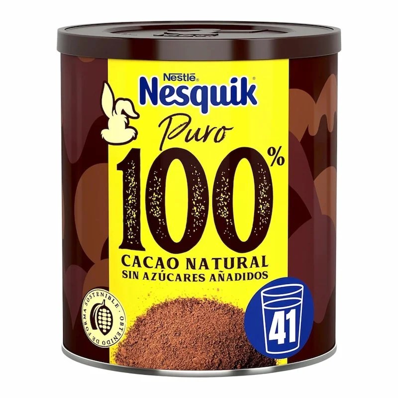 NESQUIK Cacao en Poudre 100% 290g – Pur Cacao Naturel Sans Sucre