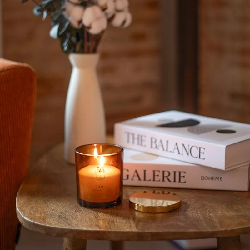 Zen Bougie Parfumée – Cèdre &amp; Santal – 150g