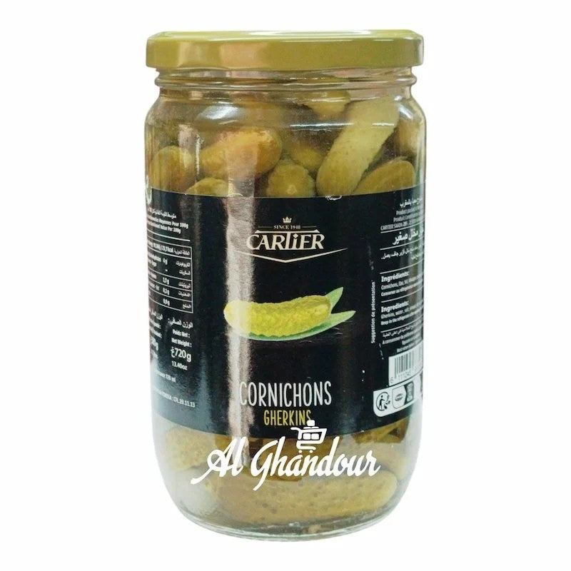 Cornichons Cartier – 720 g – Croquants et Saveurs Authentiques