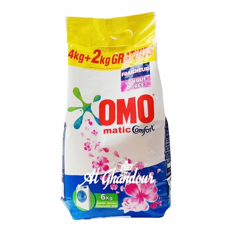 Detergent Machine Omo Matic Confort Floral – 6 kg