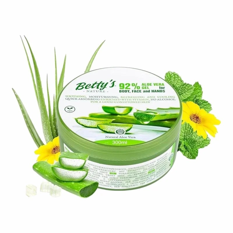 Bettys Nature Gel d’Aloe Vera Pur – 300 ml