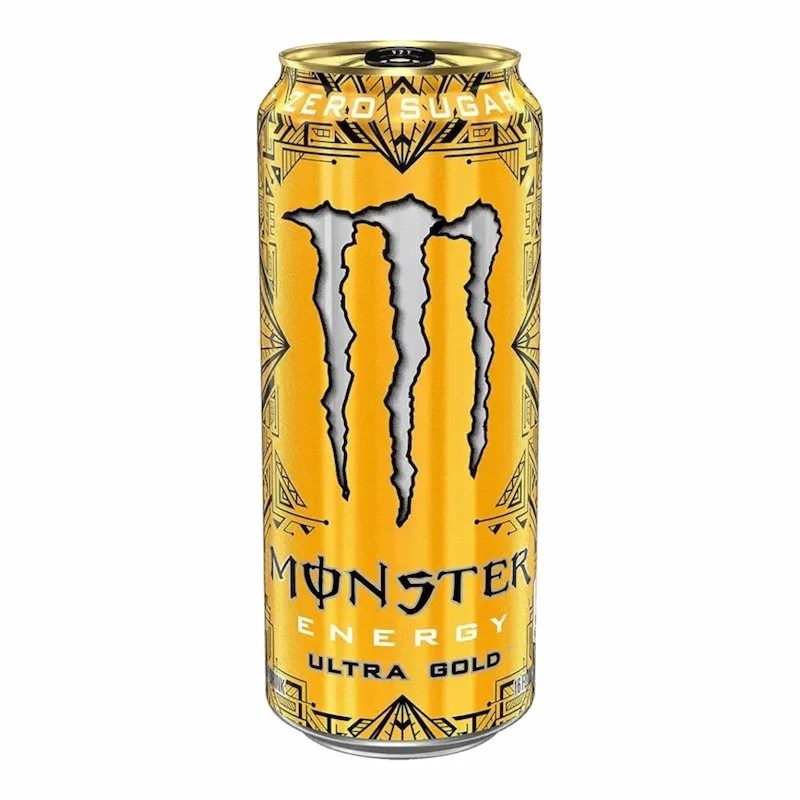 Monster Energy Ultra Gold Ananas – Sans Sucre – 500ml