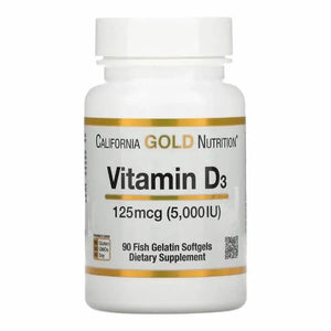 Vitamin D3 125 mcg (5,000 IU) – California Gold Nutrition | Soutien Immunitaire et Santé Osseuse My Store