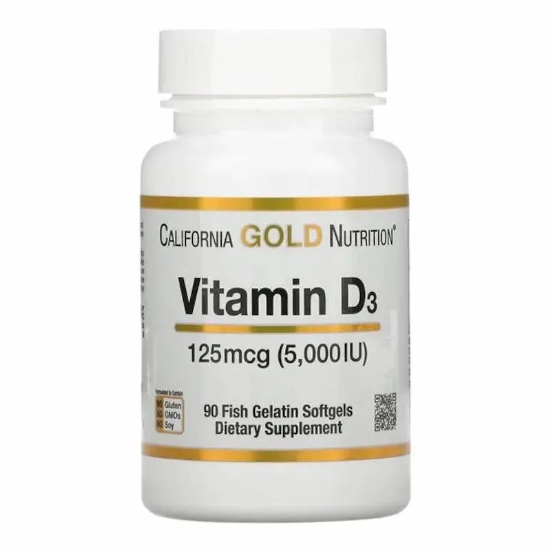 Vitamin D3 125 mcg (5,000 IU) – California Gold Nutrition | Soutien Immunitaire et Santé Osseuse My Store