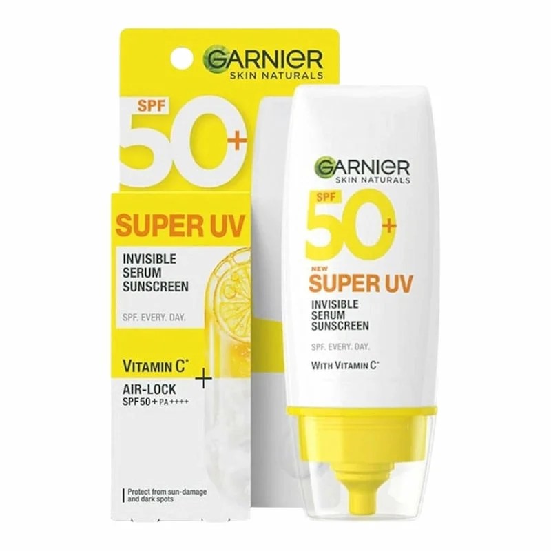 Garnier Super UV Serum Sunscreen SPF50+ – 30 ml | Protection Solaire Avancée