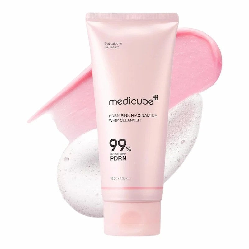 Medicube PDRN Pink Niacinamide Whip Cleanser – 120 g