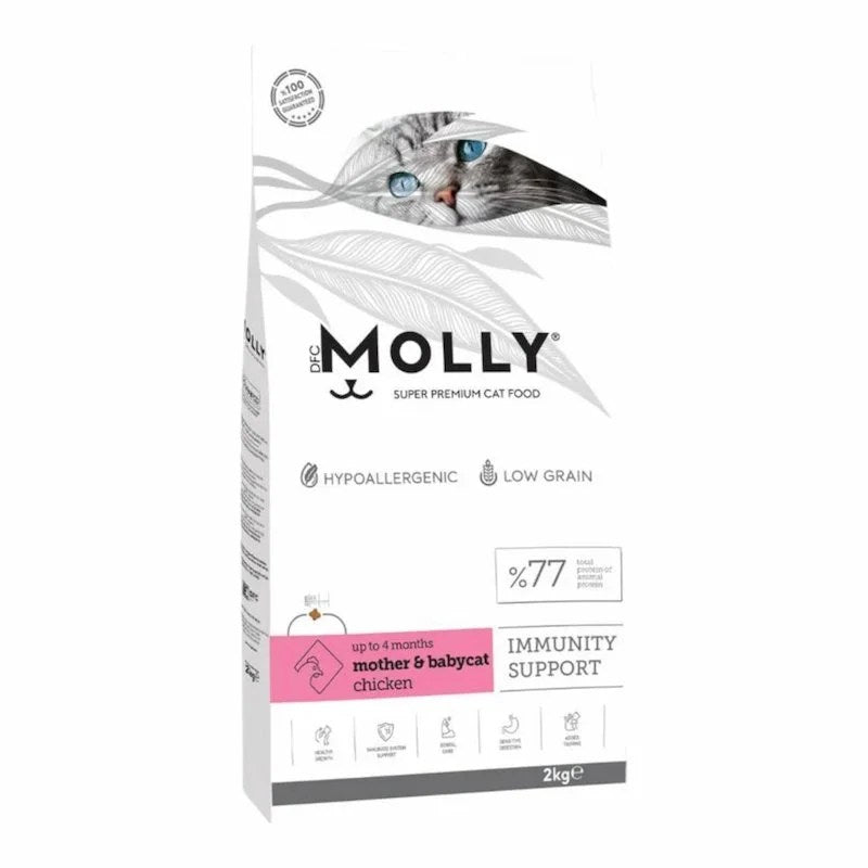 Molly Dry Food Mother and Babycat Poulet 2 kg