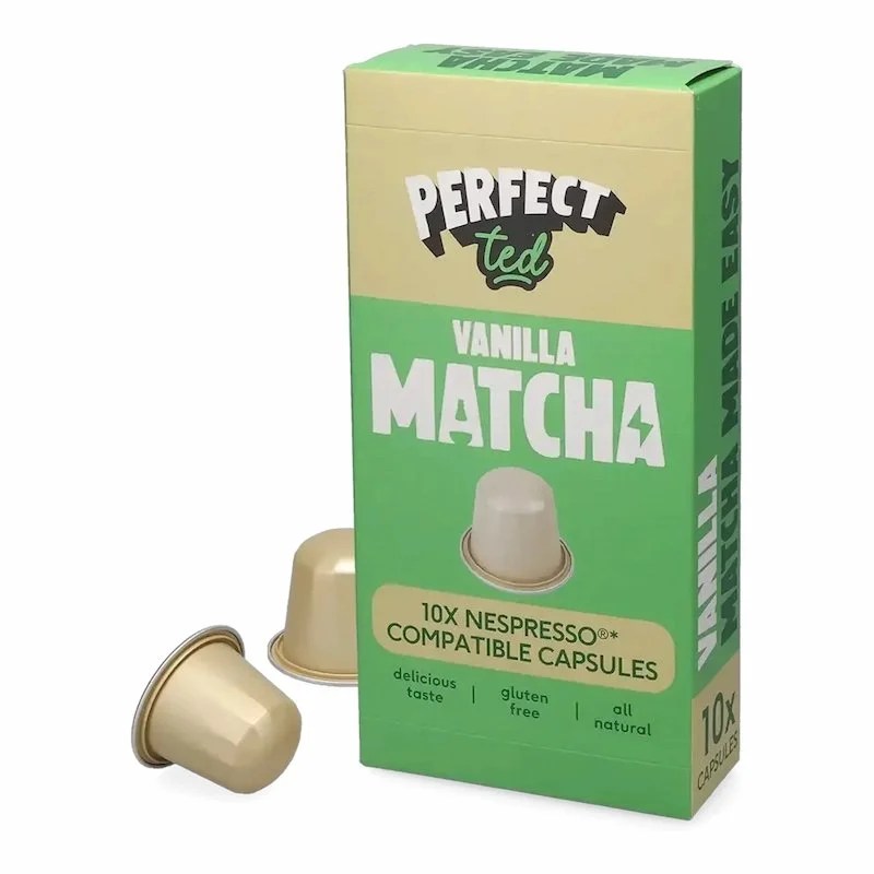 PERFECT TED Capsules Matcha Vanille – Boite de 10