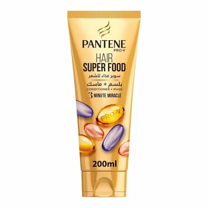 Pantene ProV Hair Super Food 3 Minute Miracle Apres Shampooing – 200 ml