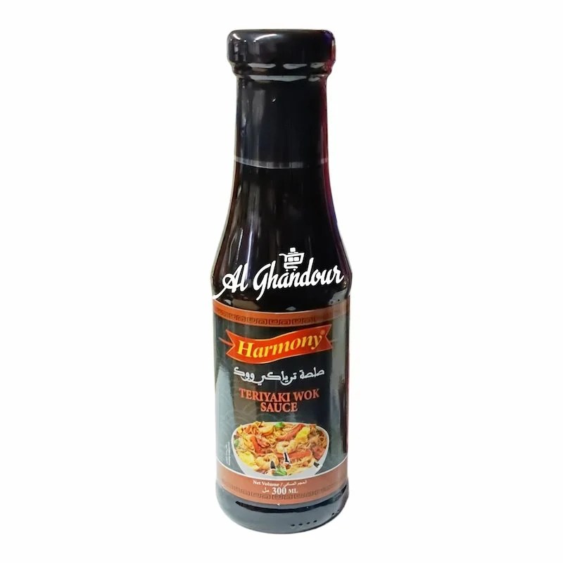 Harmony Teriyaki Wok Sauce – 300 ml Sauce Asiatique Sucrée-Salée pour Wok &amp; Viandes
