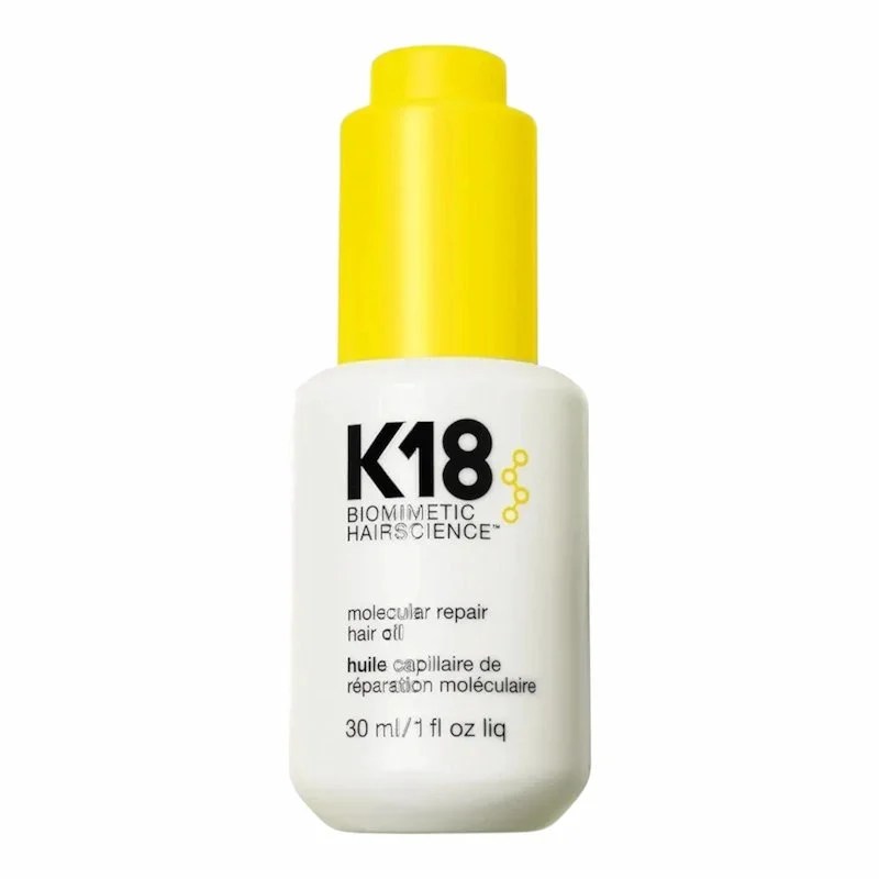 K18 Molecular Repair Hair Oil 30ml – Huile Réparatrice Moléculaire Anti-Frisottis et Brillance Intense