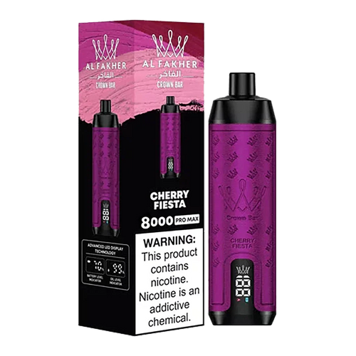 AL Fakher Crown Bar 15000 puffs Pro Max - Cherry Fiesta - 5mg