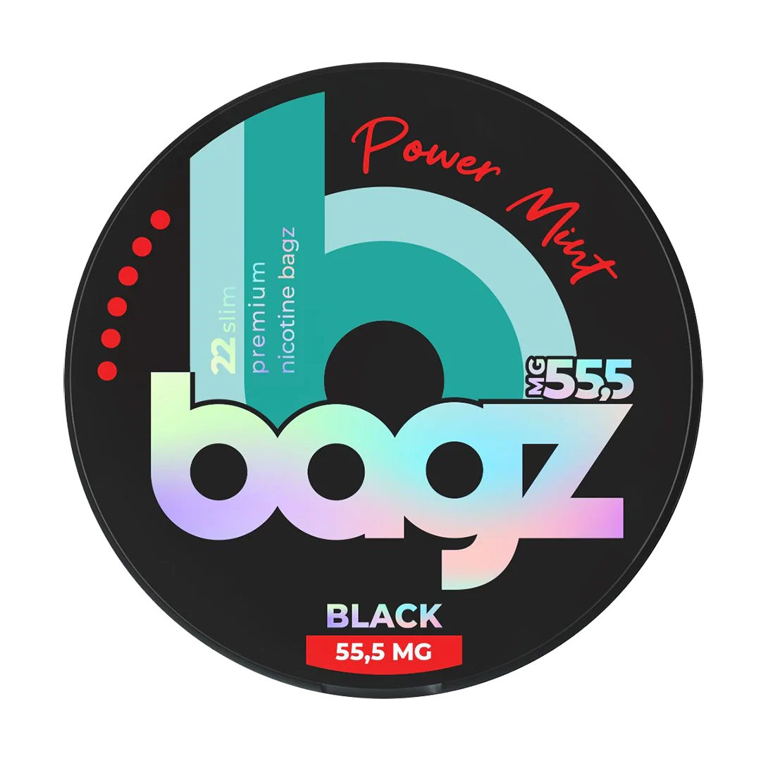 Bagz Nicotine Pouch - Power Mint - 55.5mg