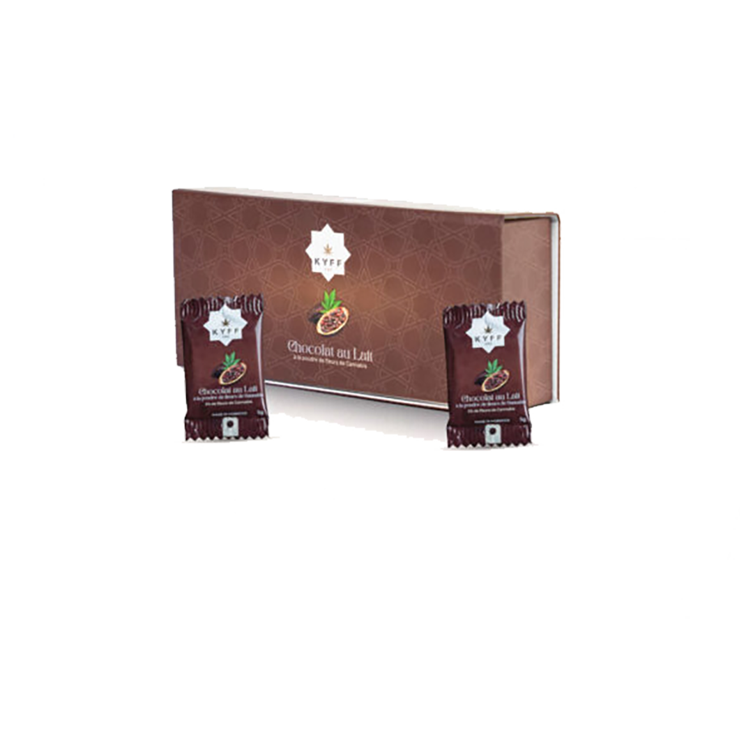Chocolat au lait au CBD (24 pièces)