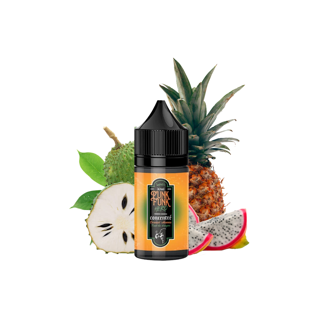Concentré Corossol Ananas Fruit du Dragon Punk Funk Hero - 30 ml