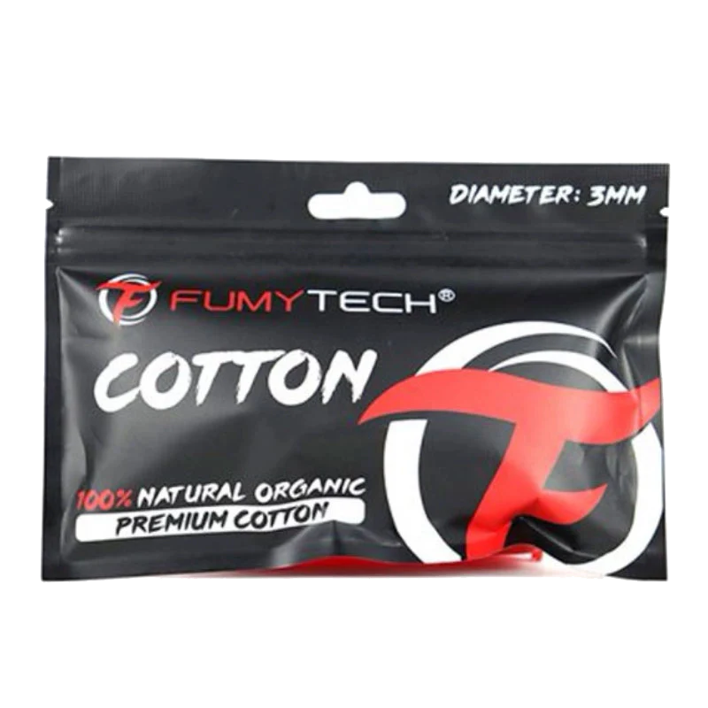 Coton Premium 100% Naturel Organique 3mm - Fumytech