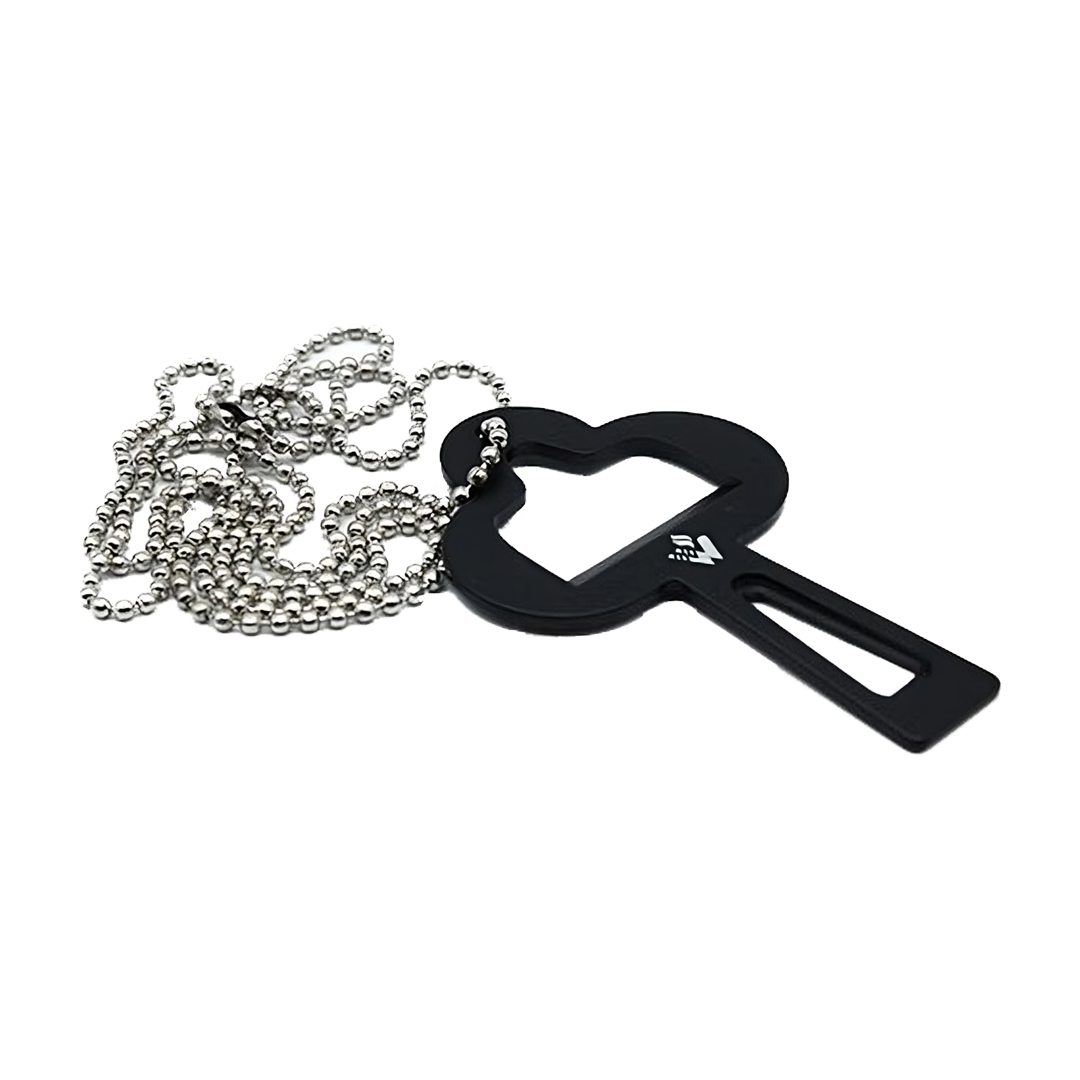 Décapsuleur Bouteille avec longue chaine perlée