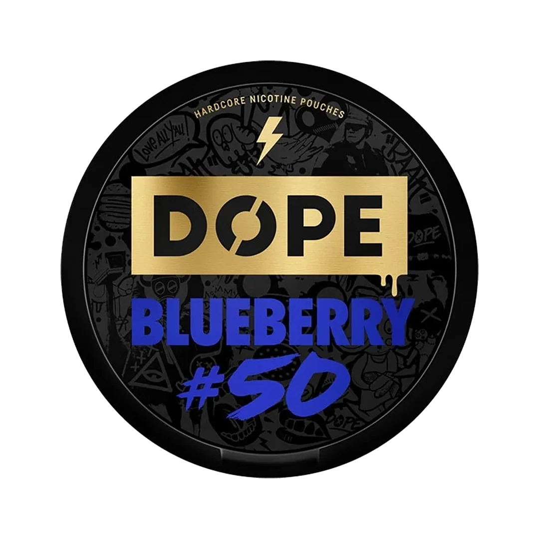 Dope - Nicotine pouche - Blueberry - 50mg/g